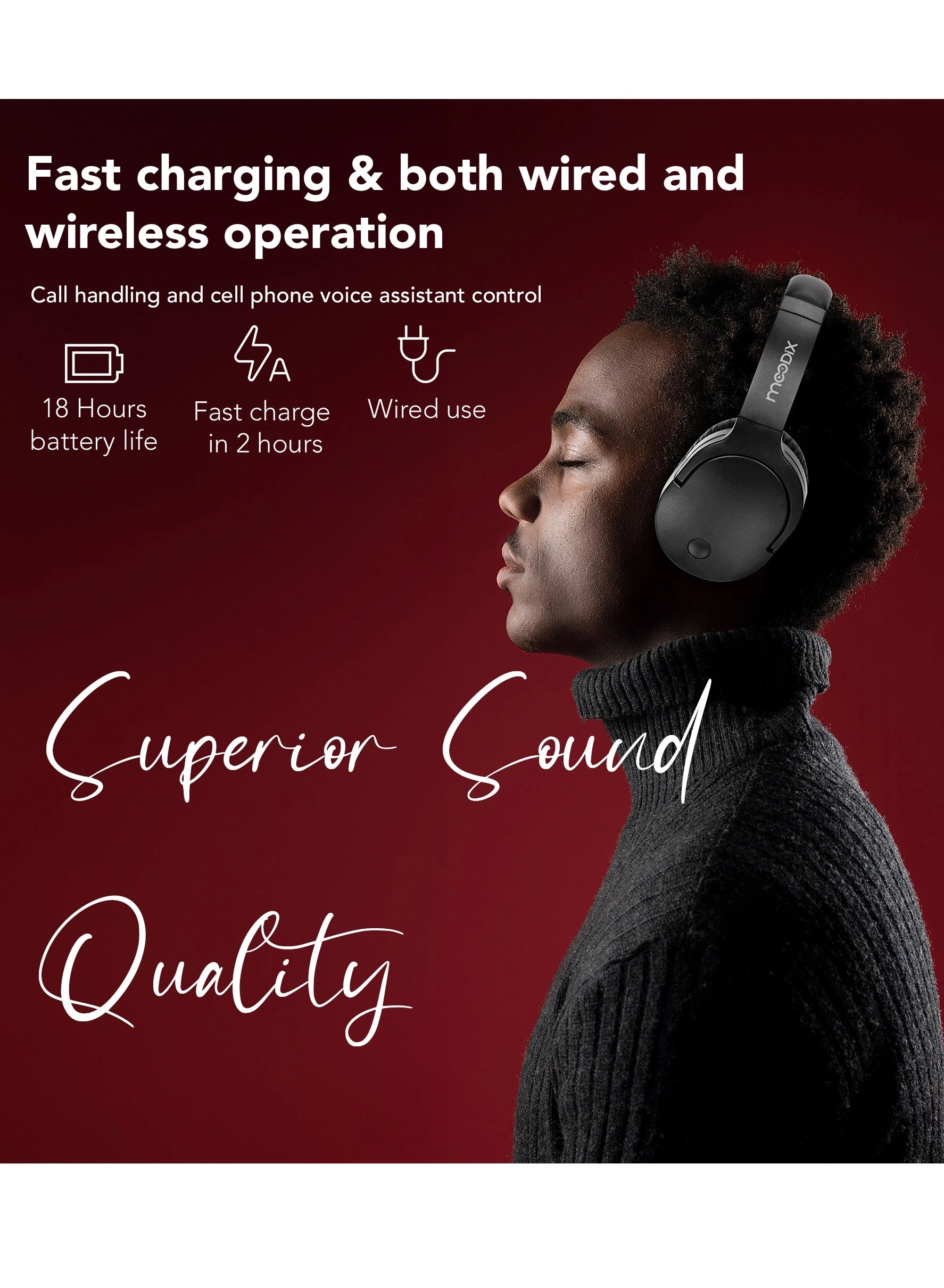 KO23BT1100W Wireless Headphone