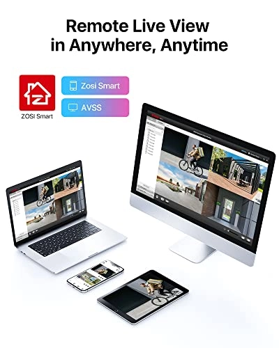 8CH 1080P DVR - 8TB + 1080P TVI Camera - 20m IR Night Vision