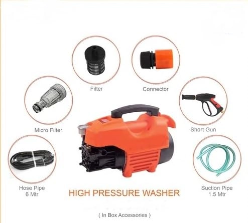 High Pressure Washer - 1800 Watts 120 Bars 65LMin