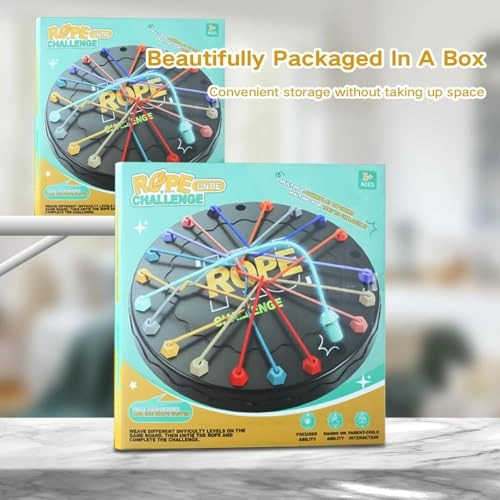 Brainy Knots - Rope puzzle family board game