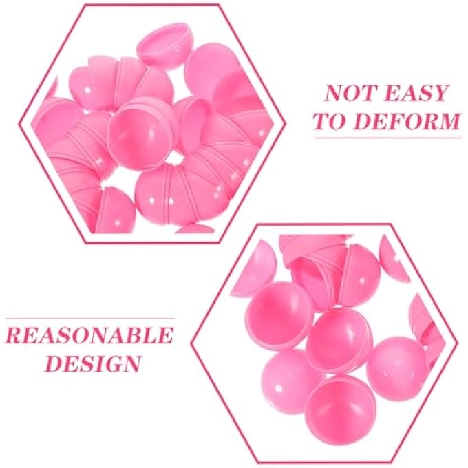 PLASTIC RAFFLE BALLS - 50 PIECES