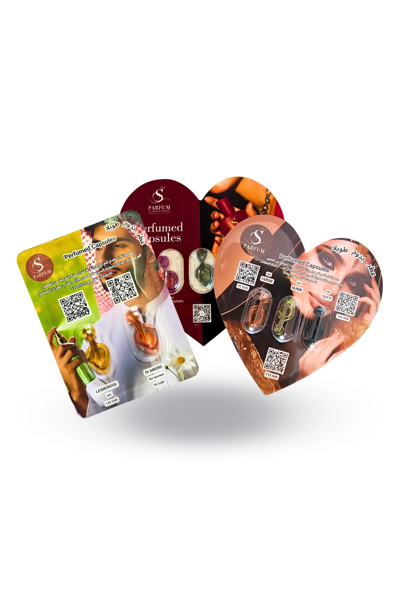Vittorio & S-Parfum Perfume Tester Blister Pack - Pack of 3 grams
