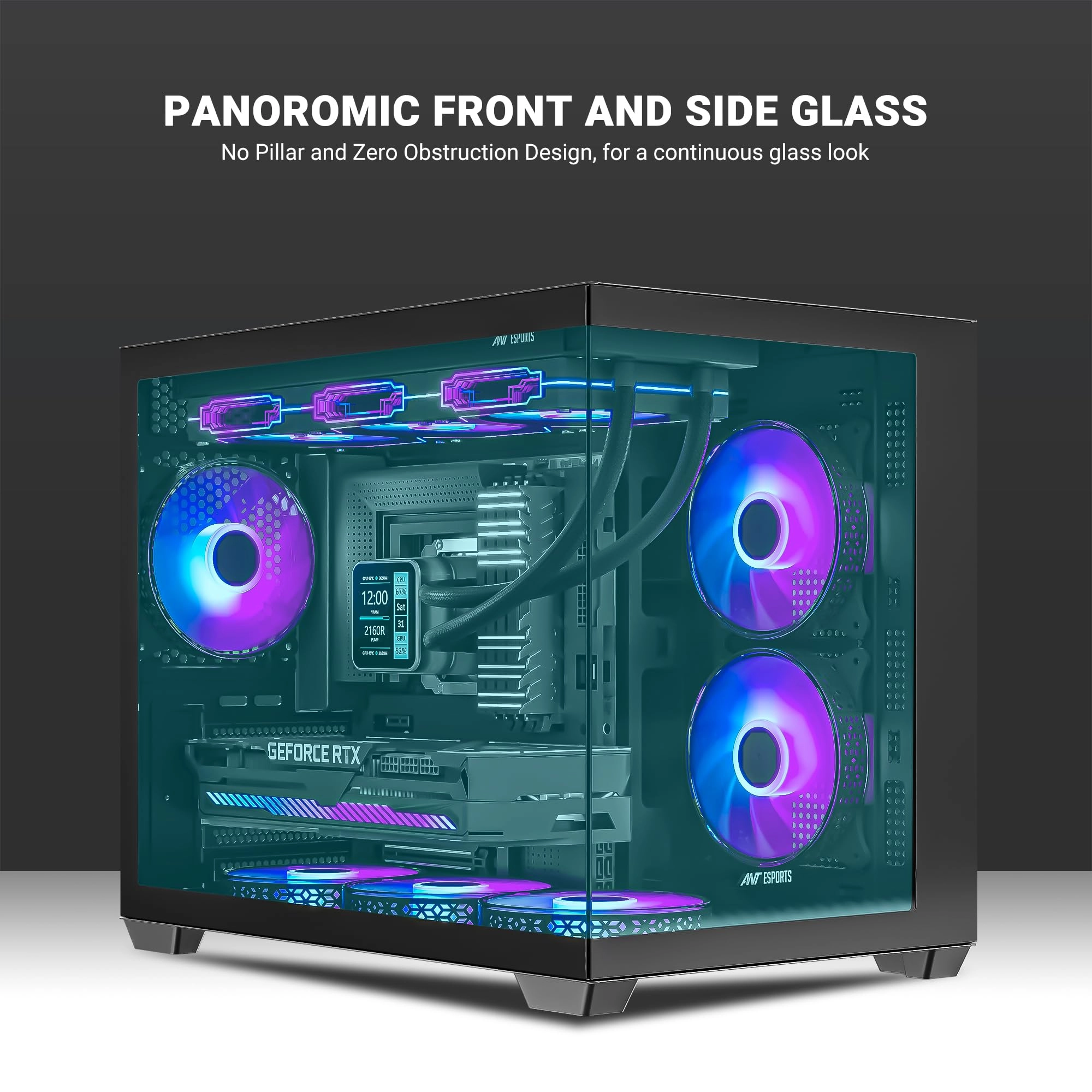 Crystal X6 Mini - Mid-Tower 6 ARGB Fans