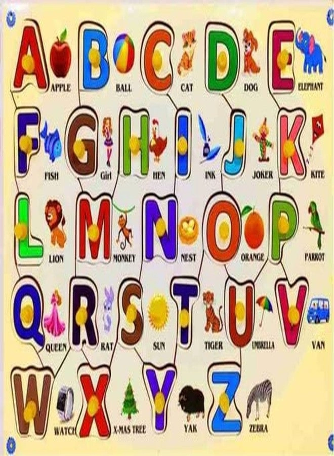 Alphabet Knob Puzzle