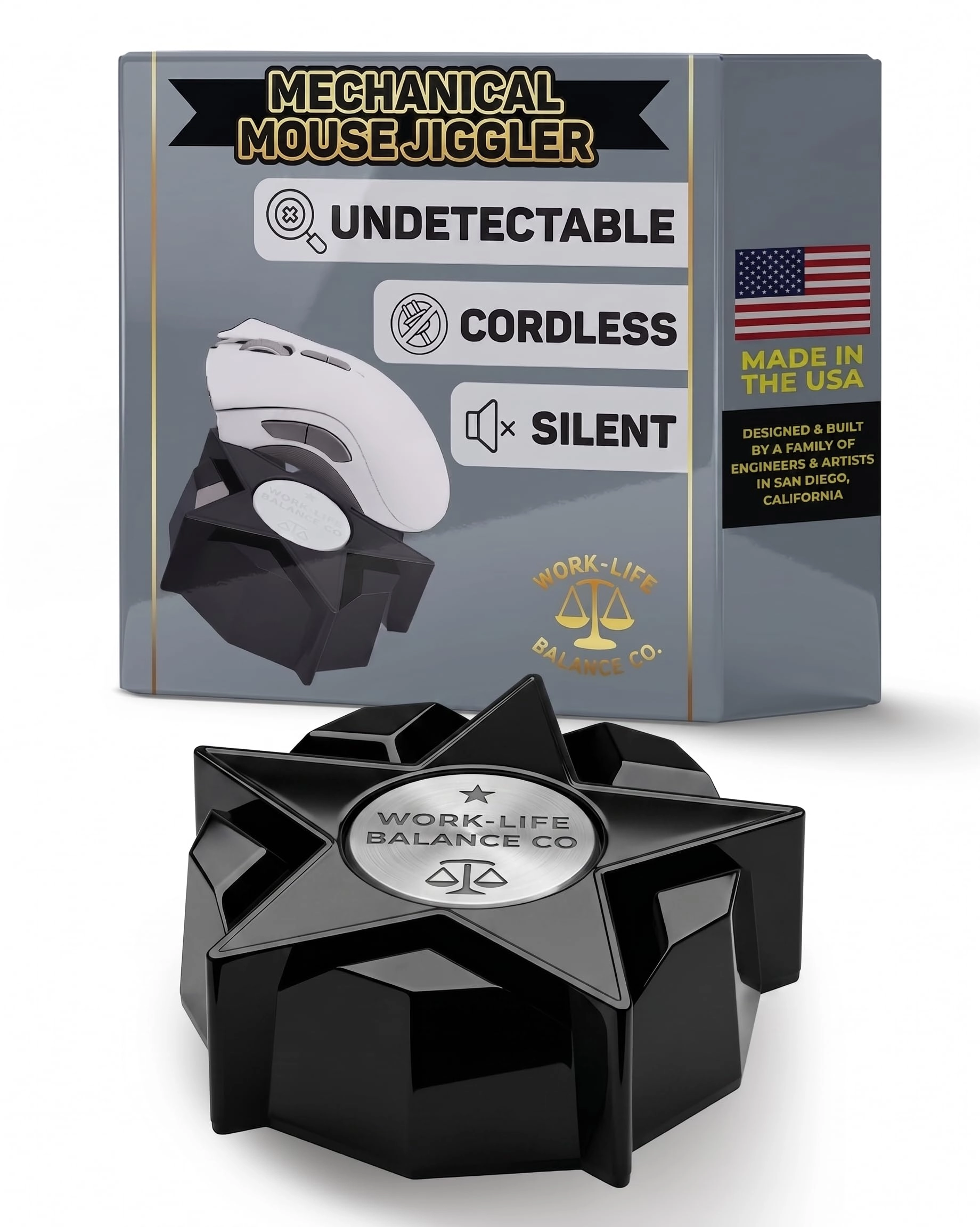 Work-Life Balance Corporation Mechanical Mouse Jiggler - No Connectivity