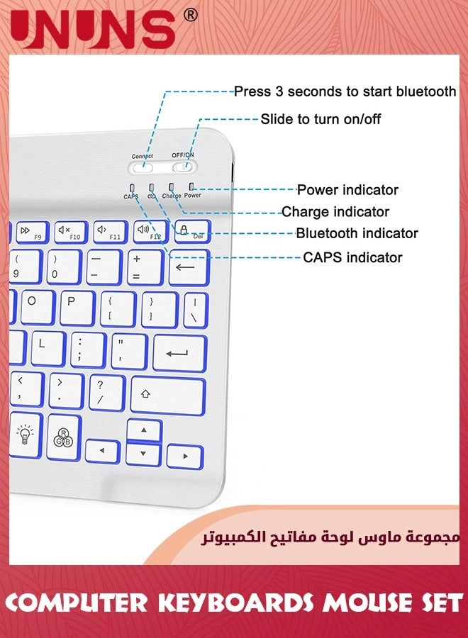 Bluetooth Keyboard and Mouse - Wireless
