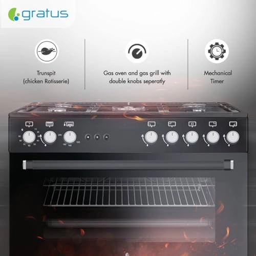 Stylish GGR951F1BS1 GAS Cooker