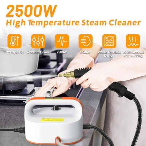 2500W Pulitore a Vapore Professionale - 4.5 BAR