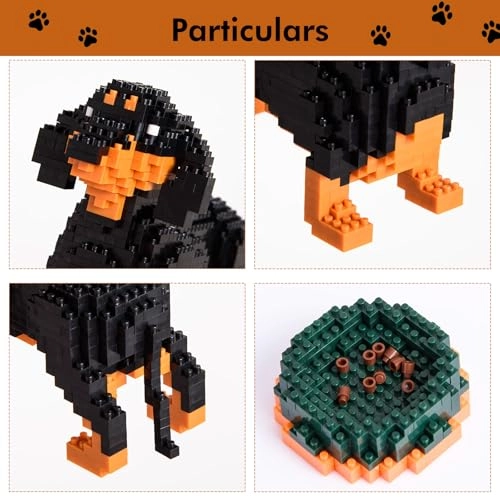Dachshund Micro Building Block Set (6618-2)