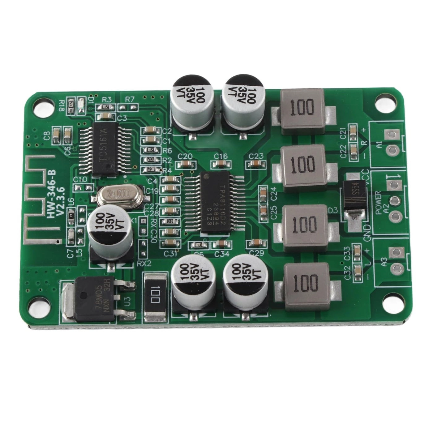 Audio Amplifier Board - Dual Channel 15W+15W