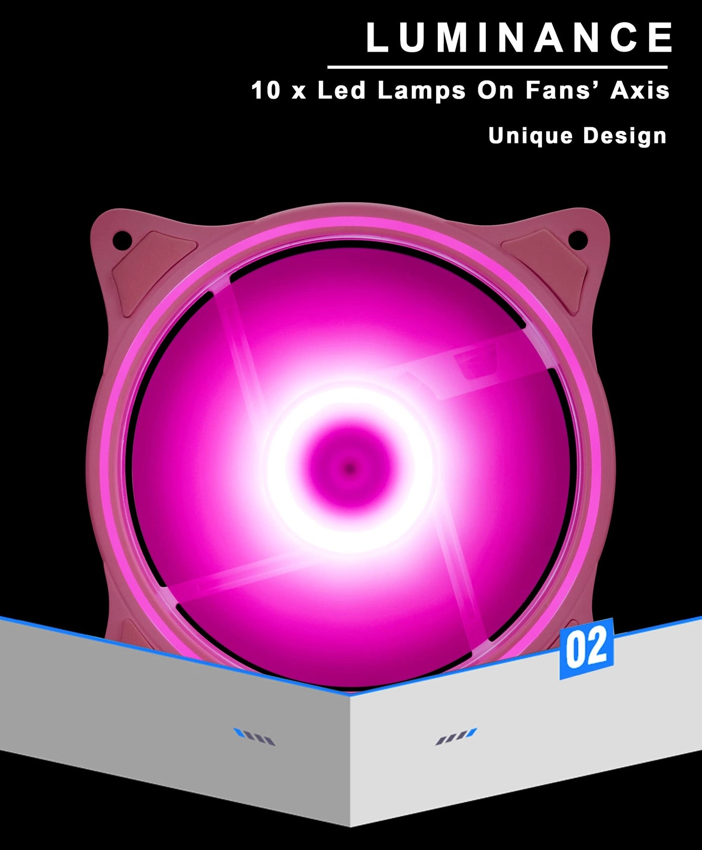 Infinity Mirror Fan - 3-Pack 120mm