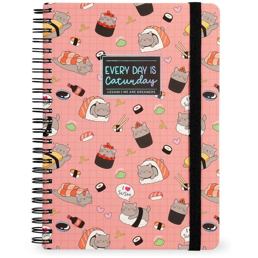 Legami Spiral- Bound Notepad Maxi Spiral - Lined 160 Pages