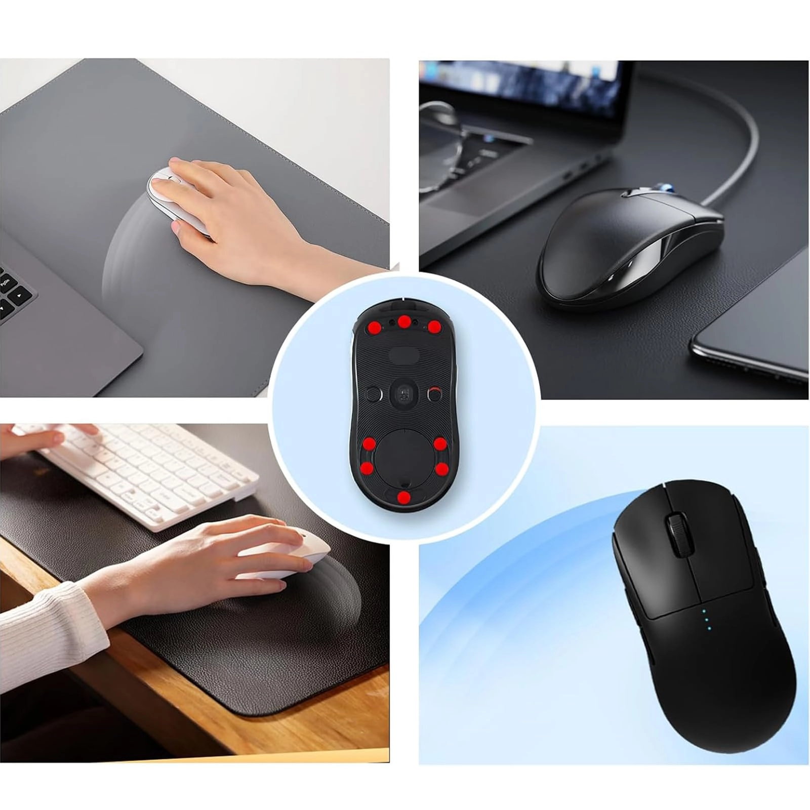 Obsidian Universal Dot Mouse Skates