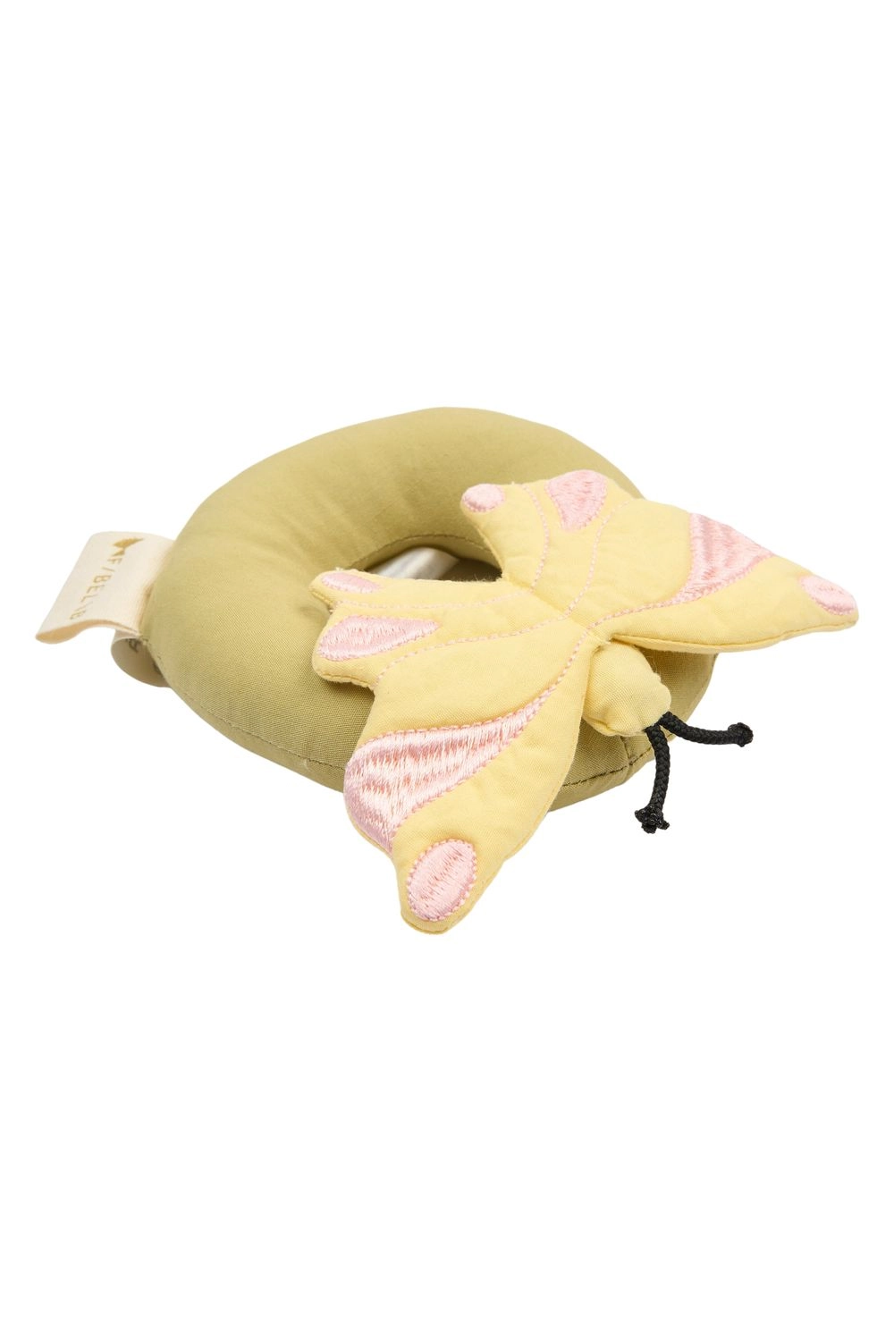 Cotton Butterfly Rattle - 0 month 100% Organic Cotton