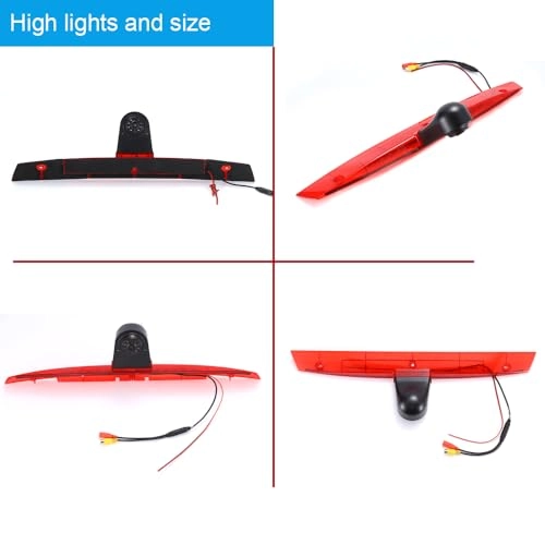 TFT LCD monitor - 4.3 inch + rear view camera - Night vision wireless 628 x 586 pixels