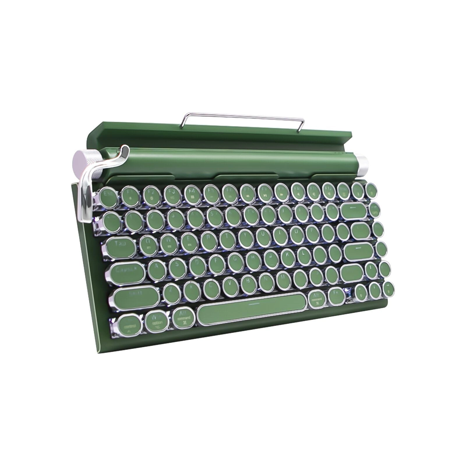 Retro Typewriter-Style Mechanical Keyboard - Wired/Wireless