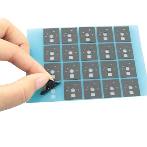Keyboard Switch Pads - 120PCS Black High-density memory foam