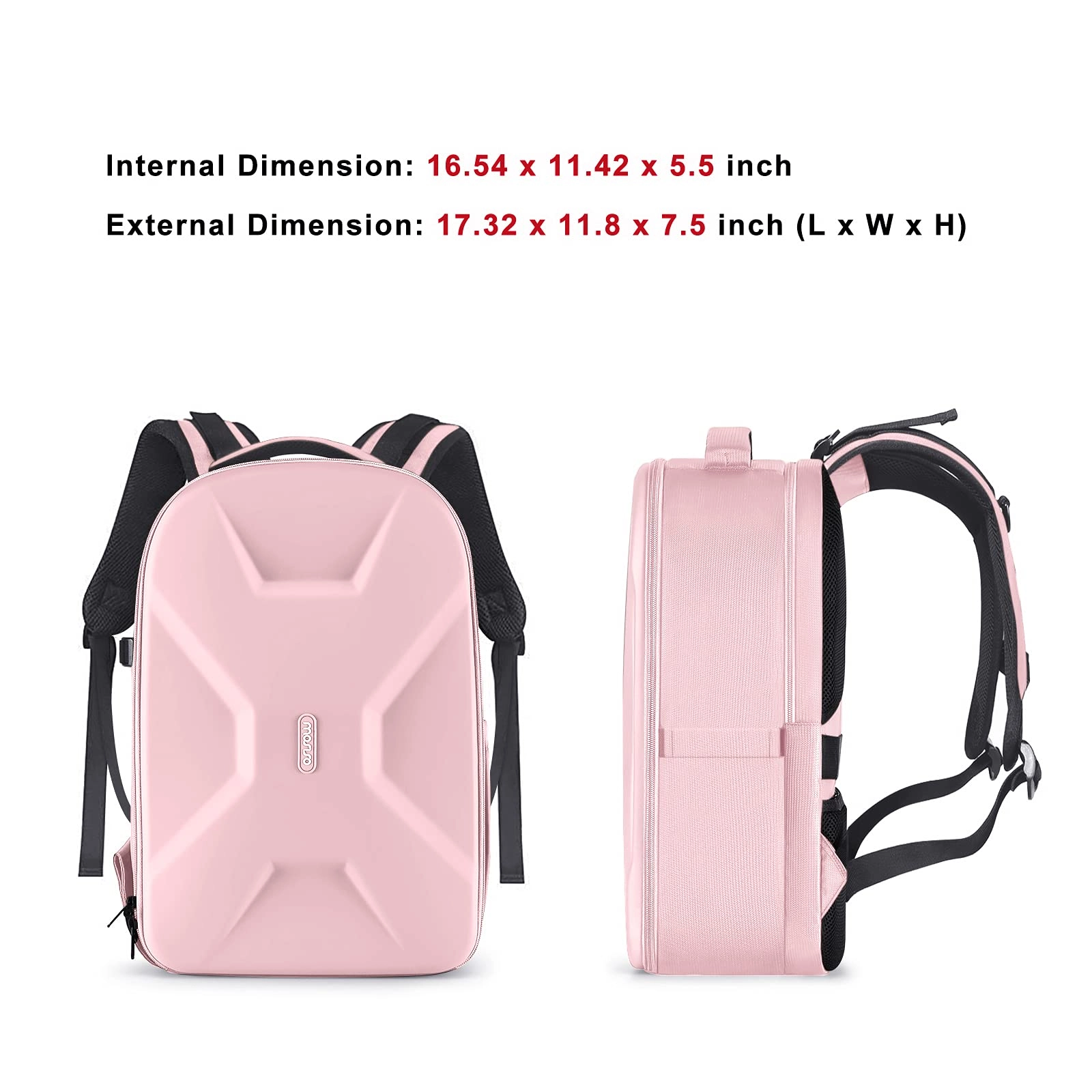 Mocamhsbg - 7.5"D x 11.8"W x 7.5"H Compatible with Canon/Nikon/Sony Hard Shell