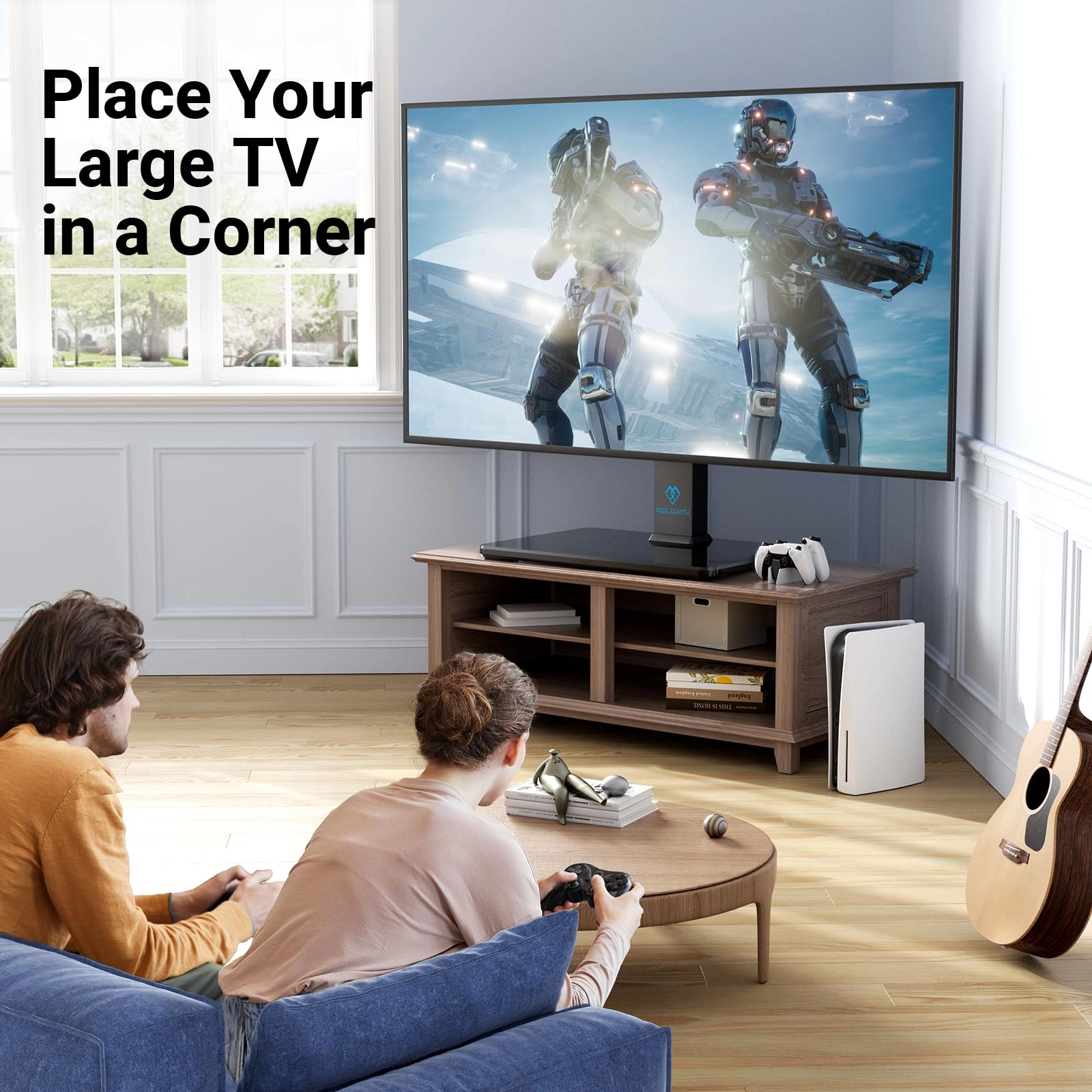 Table Top TV Stand - 22"-65" 110 pounds