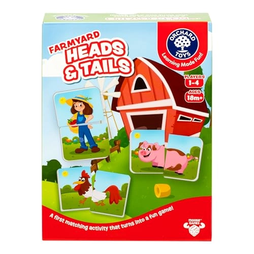 Farmyard Heads & Tails - 18 Months+ 24 pieces