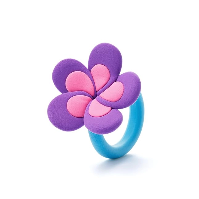 Hey Clay Bijou Flower Rings - Air Dry Clay 3pcs.