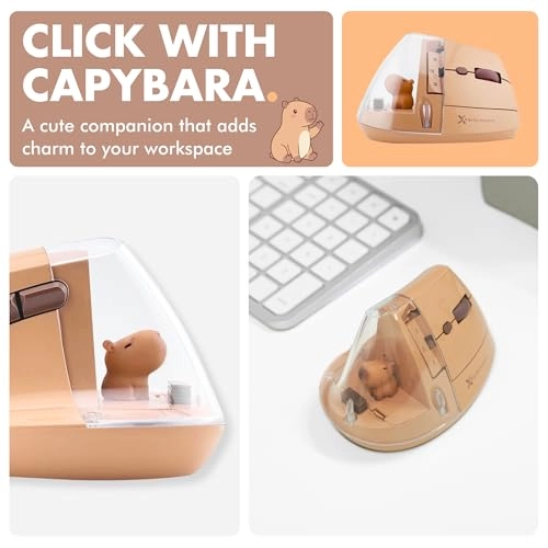 Vertical Ergonomic Mouse - 2.4G wireless receiver Bluetooth