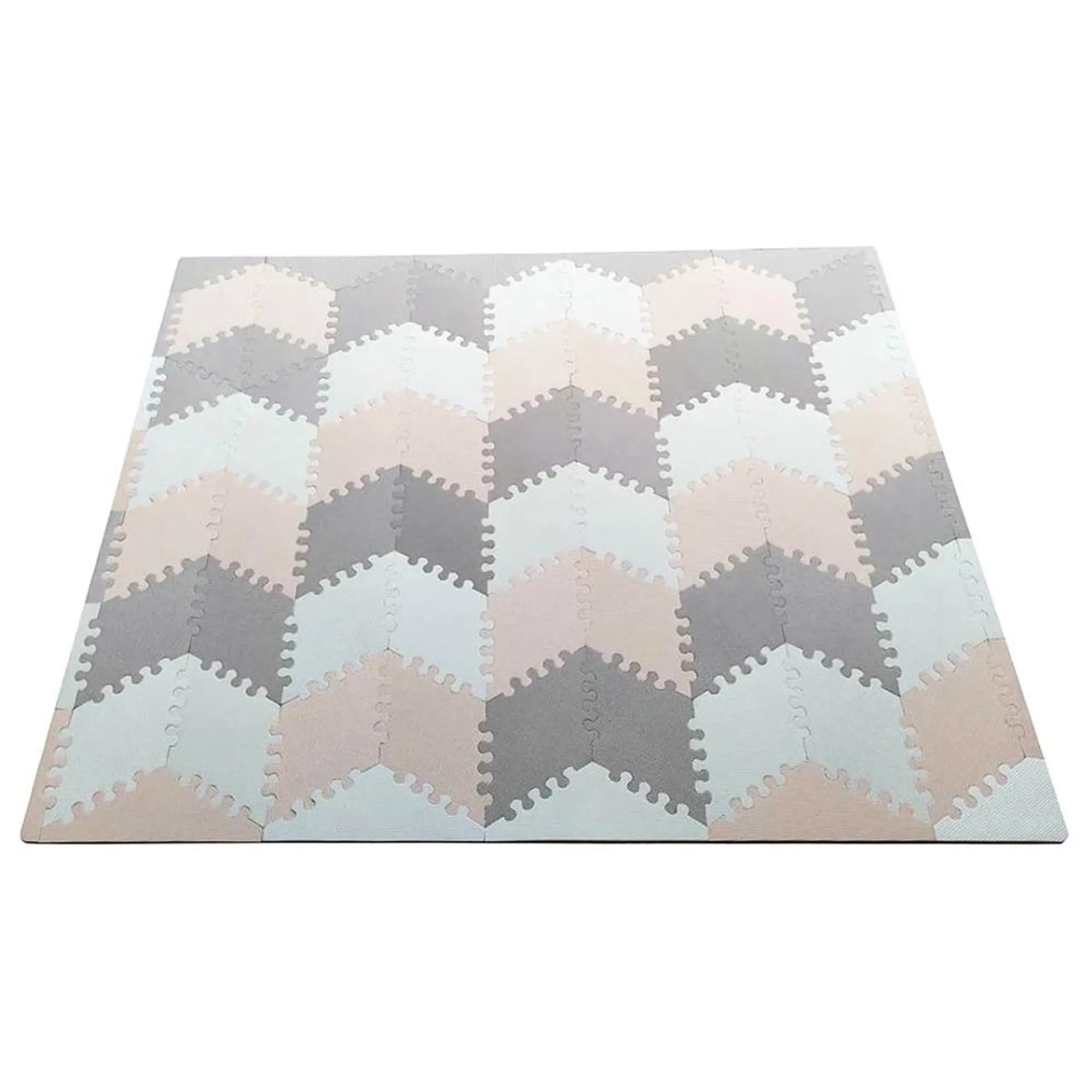 Play Mat Multi-Shape - Peach & Brown 6 months