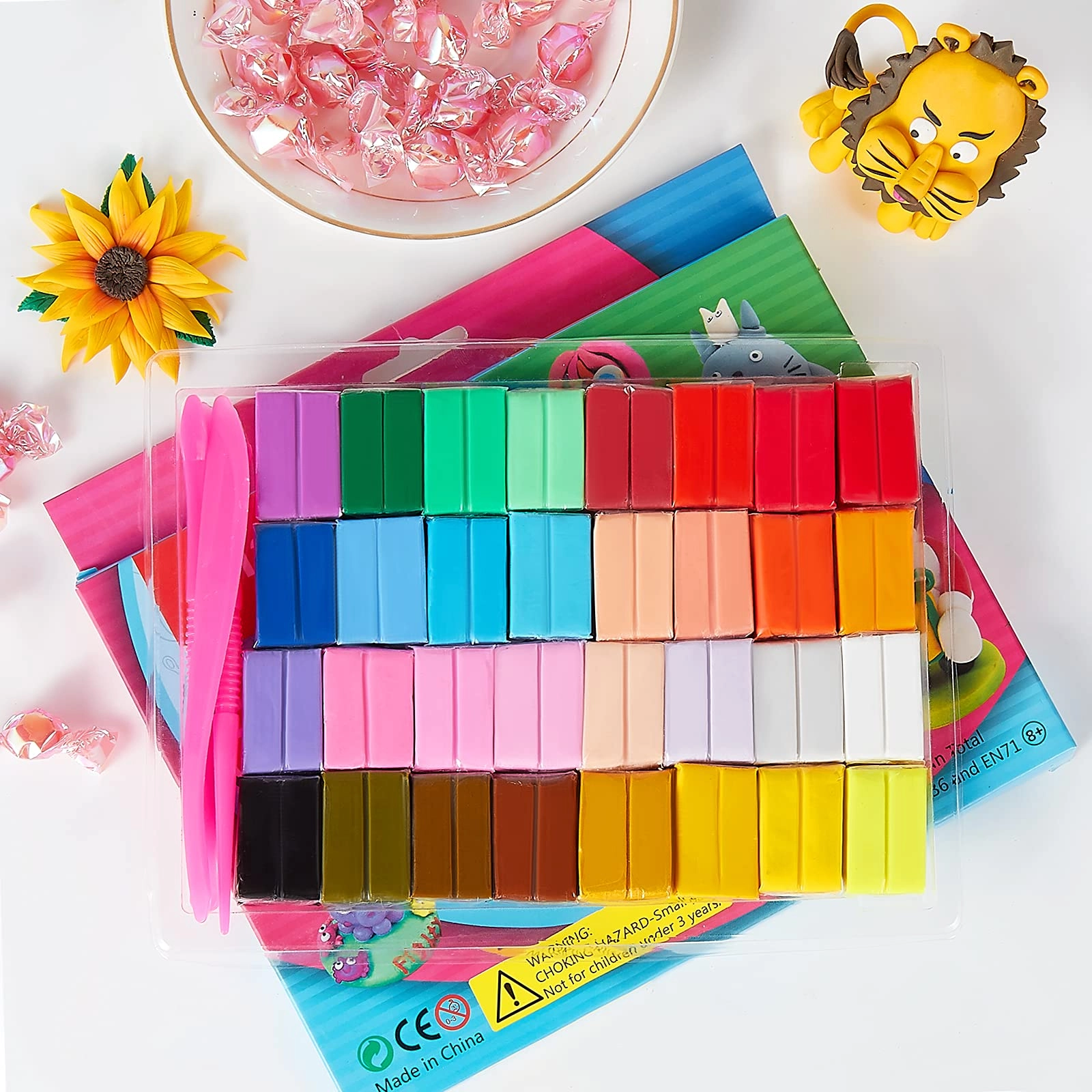 Polymer Clay Kit - Clay, Plasticine 320g