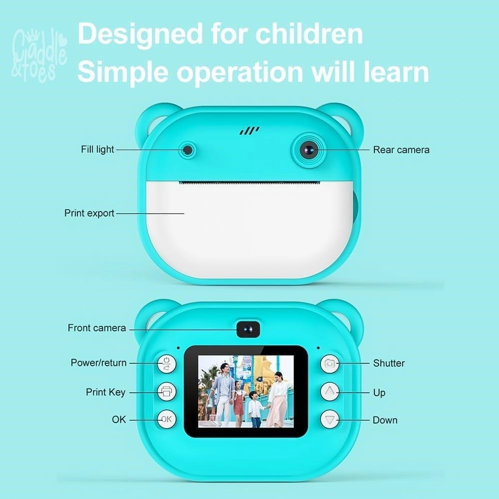 kids Mini portable printer