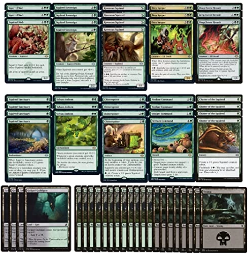 MTG Decks & More Magic: The Gathering: Elite Golgari Squirrel - 60 Card Modern Legal Green Black