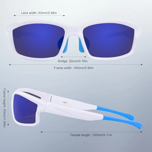 Polarized Sports Sunglasses - Blue