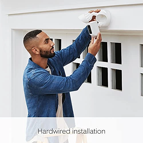 Floodlight Cam Wired Plus - 1080P 2000 lumen White