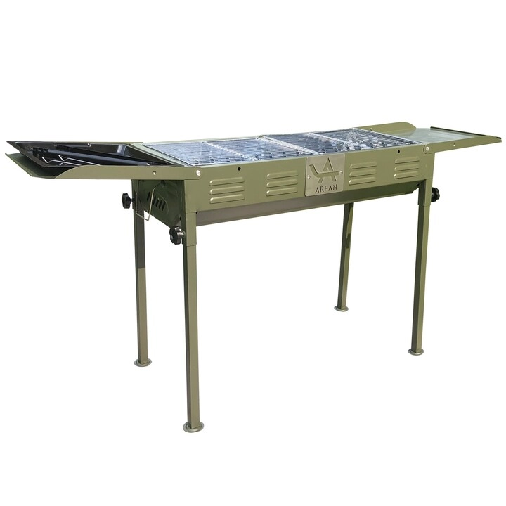 Arfan Portable Foldable Charcoal BBQ Grill - Charcoal