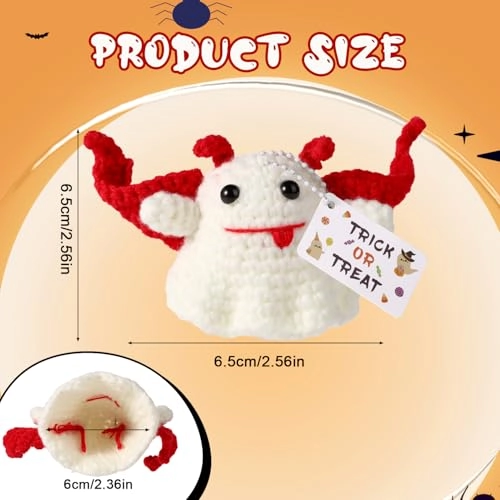 Crochet Devil Ghost - 6.5x6.5cm 1