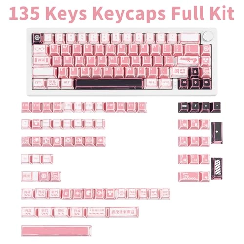 Manga Style PBT Keycaps Set - keyboard