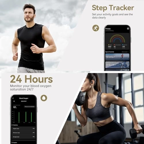 Smart Ring - Sleep Tracker Heart Rate Blood Oxygen