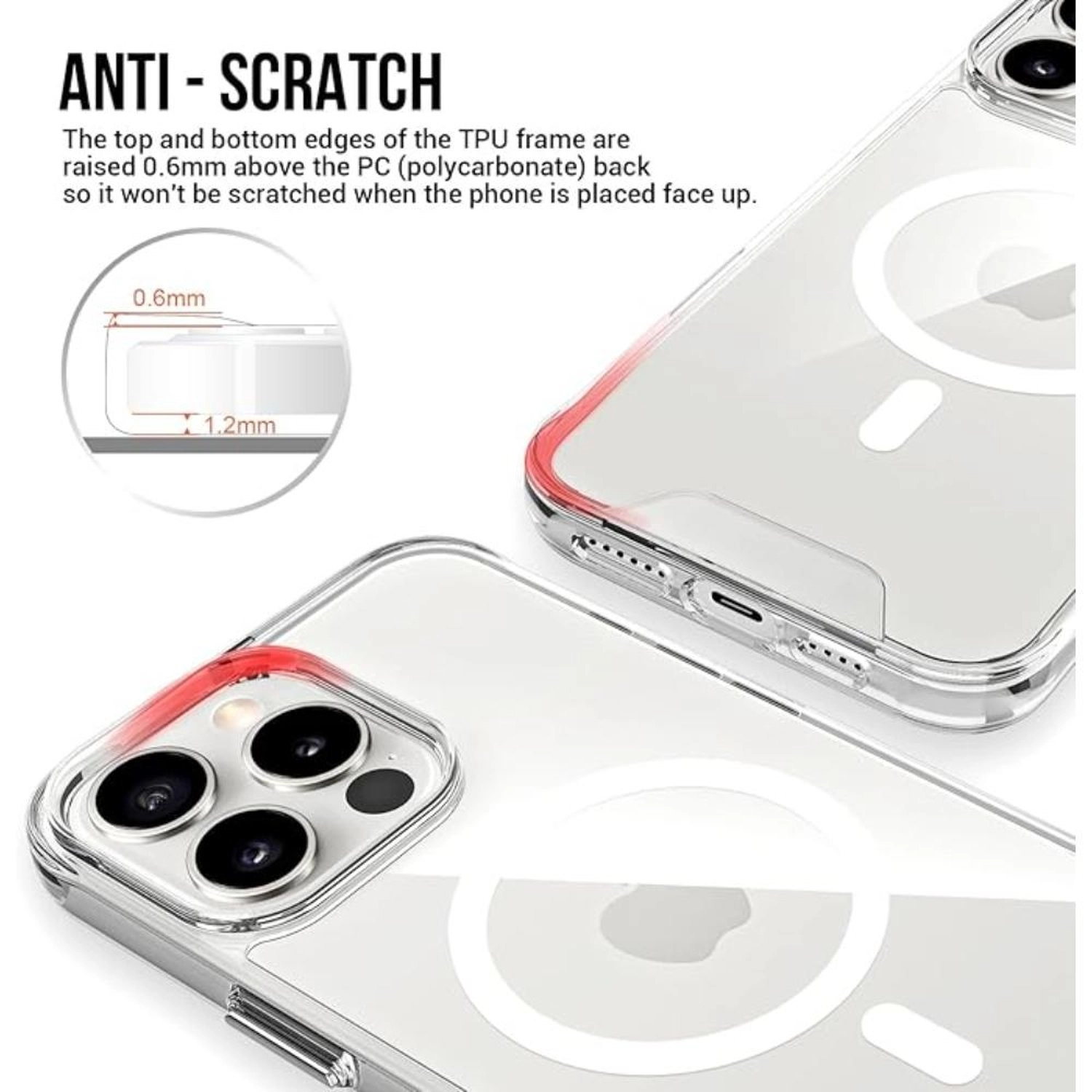 MagSafe Case - Thermoplastic Polyurethane, PC for iPhone 16 Pro Max