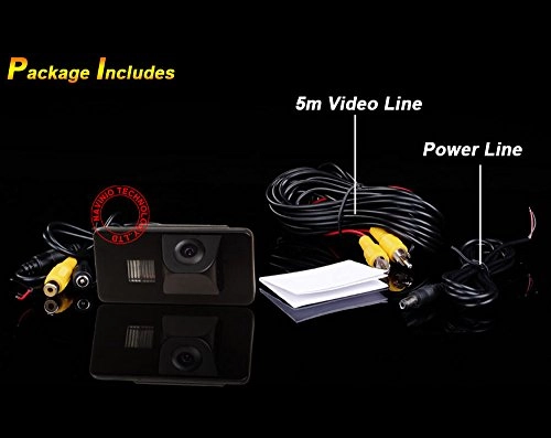 HD Color CCD Waterproof Vehicle Car Rear View Backup Camera - 628 x 586 Pixels