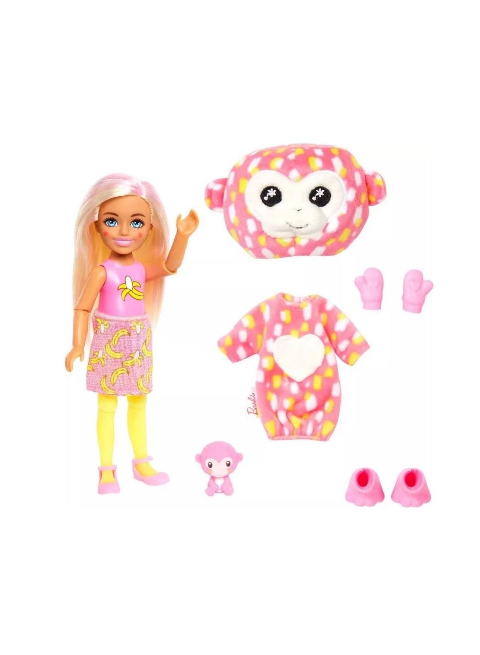 Cutie Reveal Chelsea - Pink Jungle Monkey