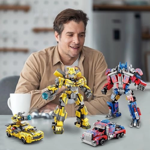 Transforming Building Set - 2in1 879 pcs