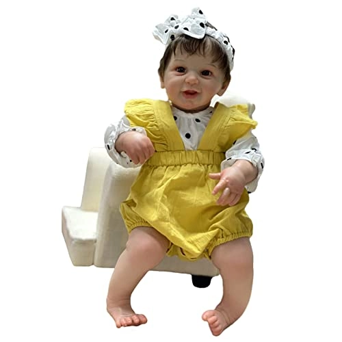 Rebirth Baby Doll - 20 Inch Vinyl Cotton Body Blue Eyes