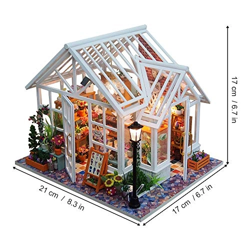 DIY Miniature Dollhouse Kit - Tiny House 1:24