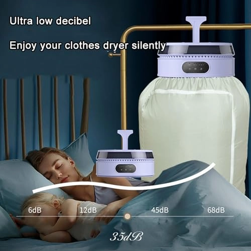 MINI Electric Clothes Dryer - 10kg/22lbs 1400W