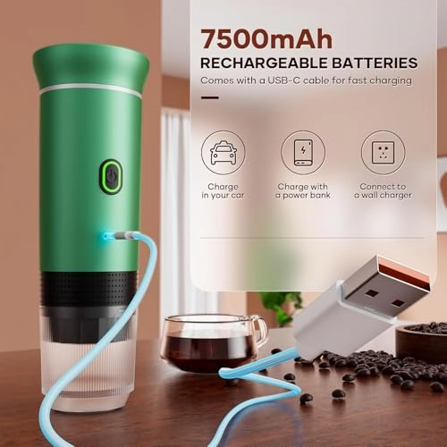 Portable Espresso maker - ground coffee NS capsules DG capsules