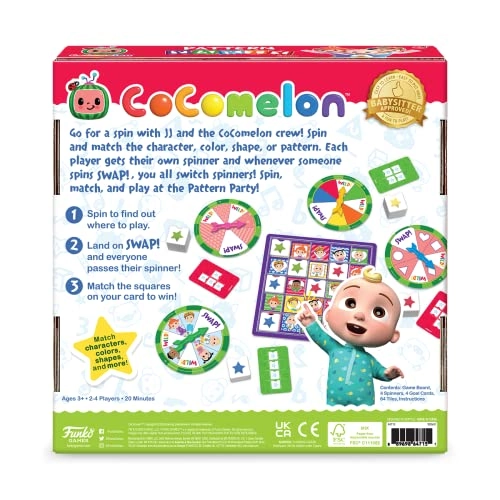 CoComelon Pattern Party - English Ages 3+ 1 piece(s)