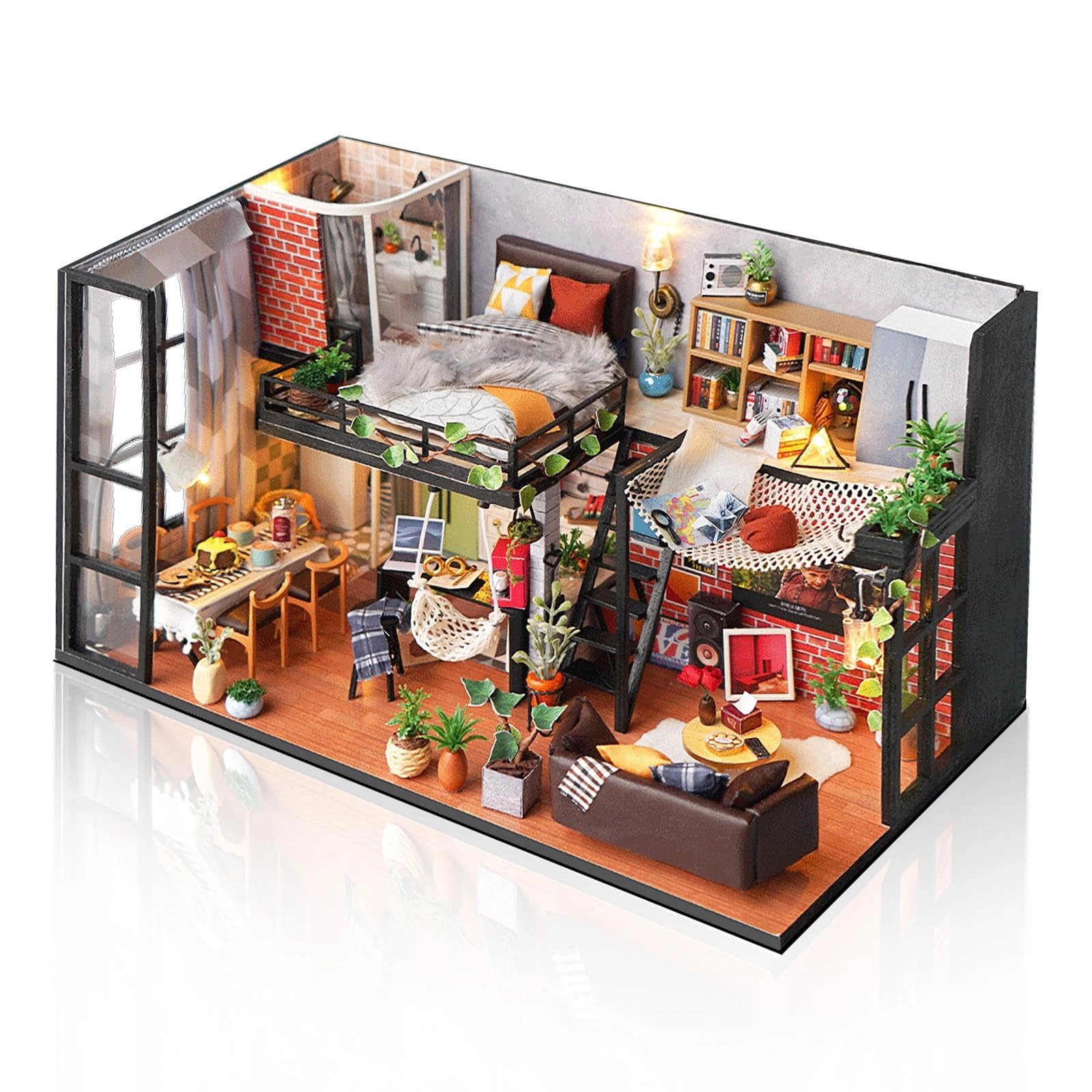 Miniature Dollhouse Kit - DIY Assembly Required