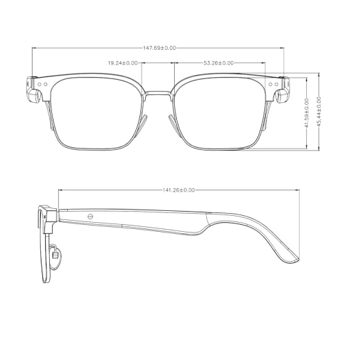 AI Translator Glasses - 163 Languages Real Time Translation