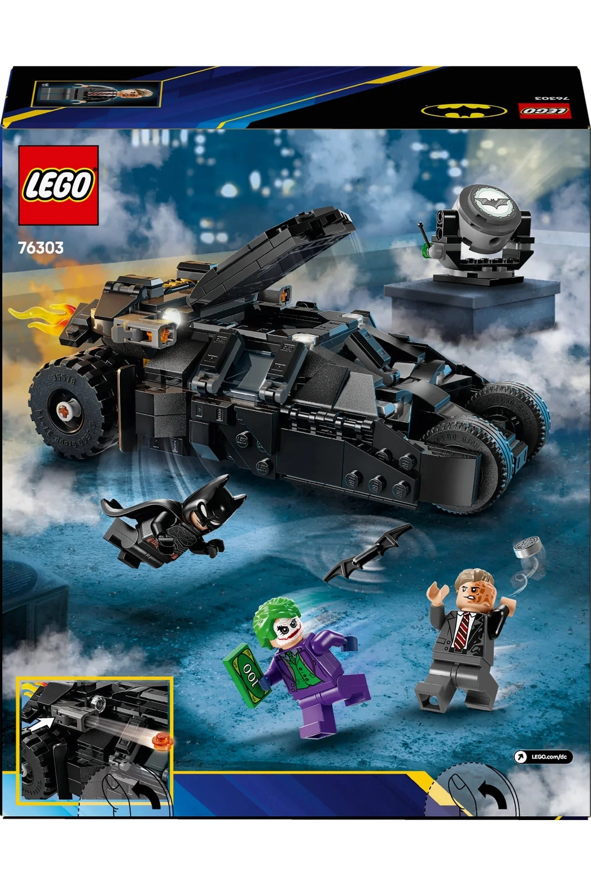 DC Batman Batman Tumbler (76303) - 3 Minifigures Super Hero Set
