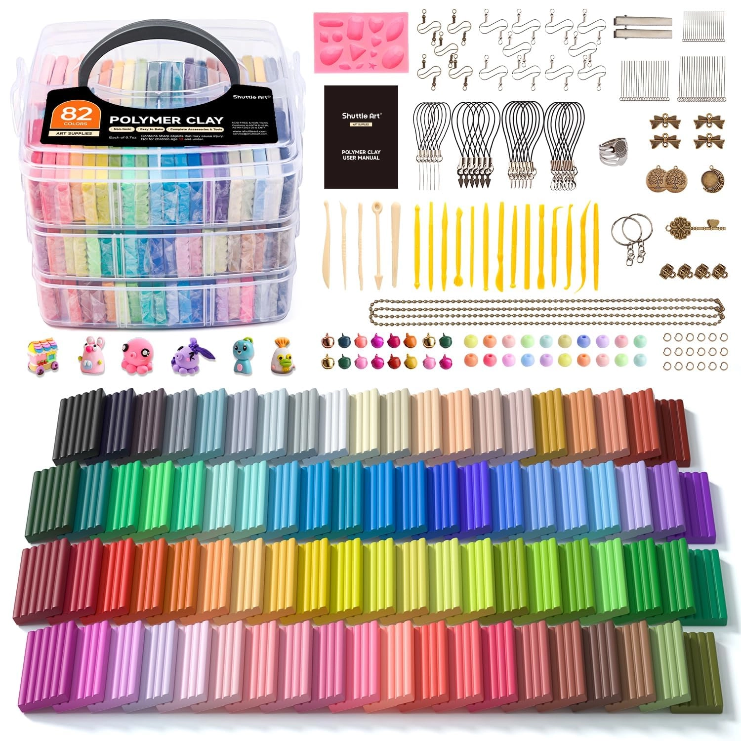 Shuttle Art Polymer Clay Kit - 35 piece(s)