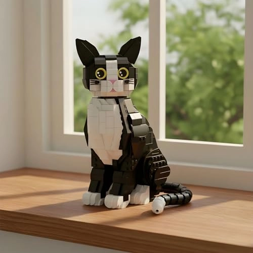 Tuxedo Cat Building Blocks Set - Tuxedo Cat 801 pcs